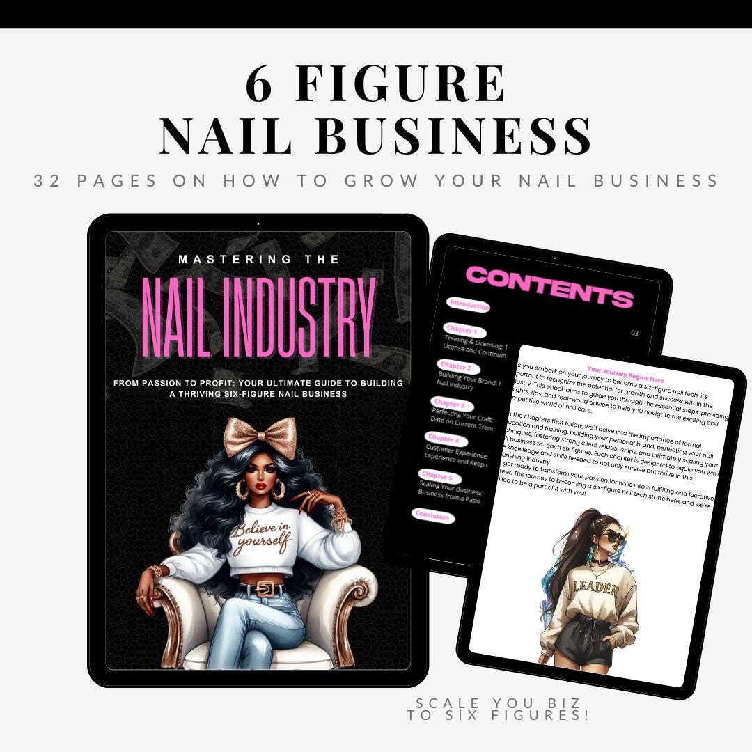 Nail Tech Social Media Guide: 40+ Reels Scripts (Digital Download) • Nail Business eBook